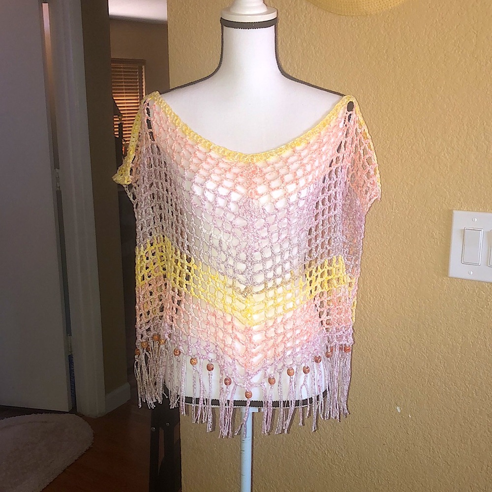 CROP PONCHO